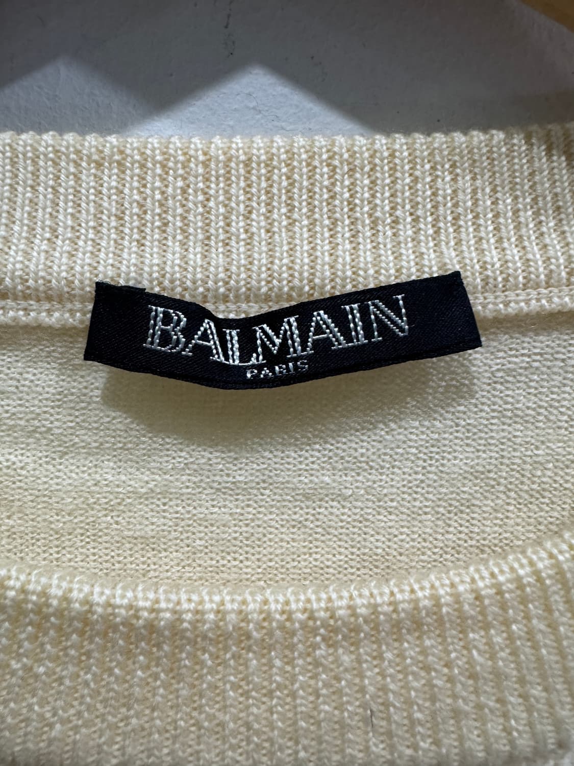 발망 로고 니트 아이보리 L 매장판 상품이미지4