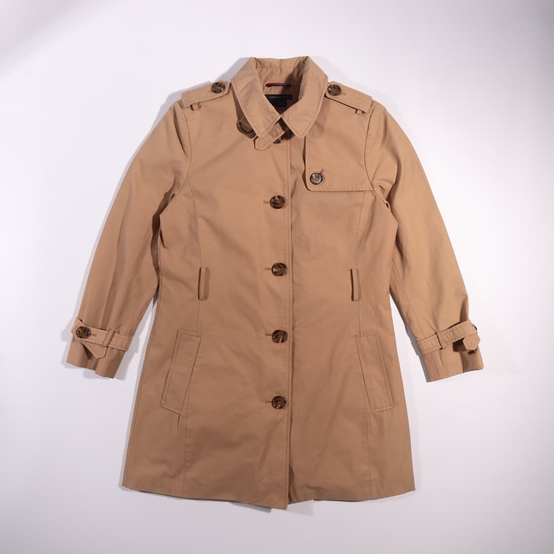 타미힐피거 코튼 트렌치 코트 B222 상품이미지1