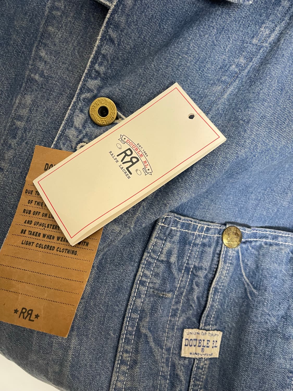 RRL 인디고 데님 엔지니어 자켓 L 상품이미지6