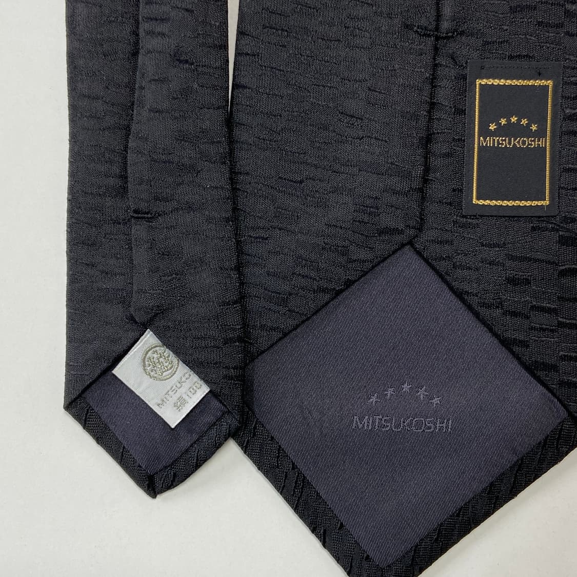 Mitsukoshi (미츠코시) 정품 블랙넥타이 상품이미지5