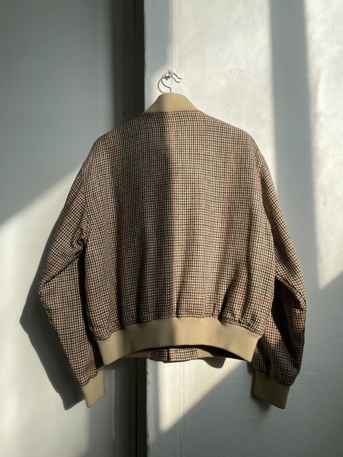 80s 폴로 랄프로렌 하운드투스 트위드 블루종 자켓 상품이미지5