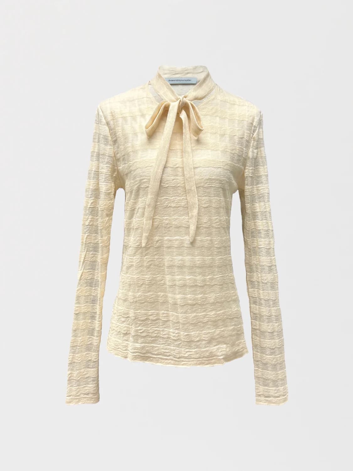 The world is your oyster 니트 탑 상품이미지2