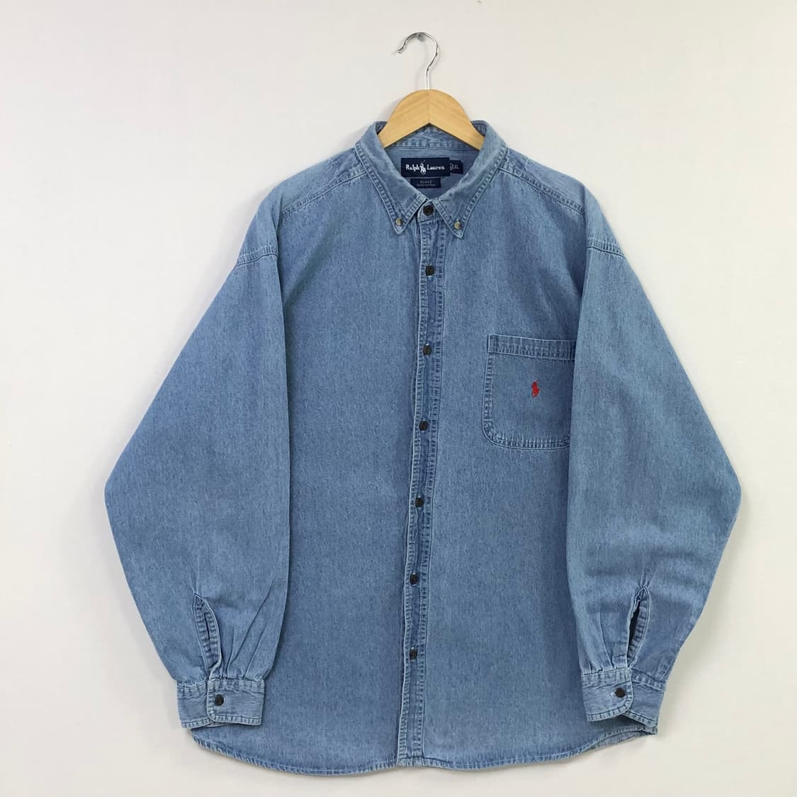 Xxl 폴로 데님 셔츠 상품이미지2