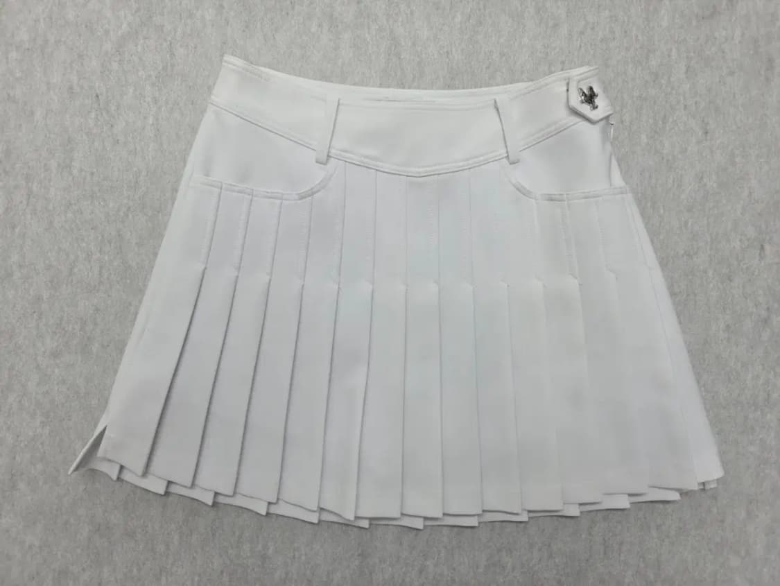 여성 64 르꼬끄 골프 플리츠 스커트 치마 상품이미지1