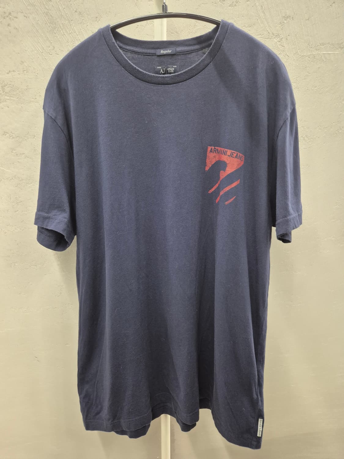 아르마니진 네이비 반팔 티셔츠  상품이미지2