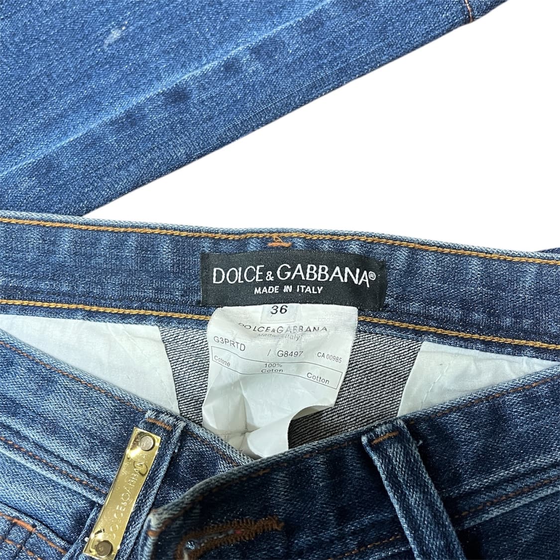 돌체앤가바나 우먼즈 컬렉션 메탈로고 데님 팬츠 상품이미지4