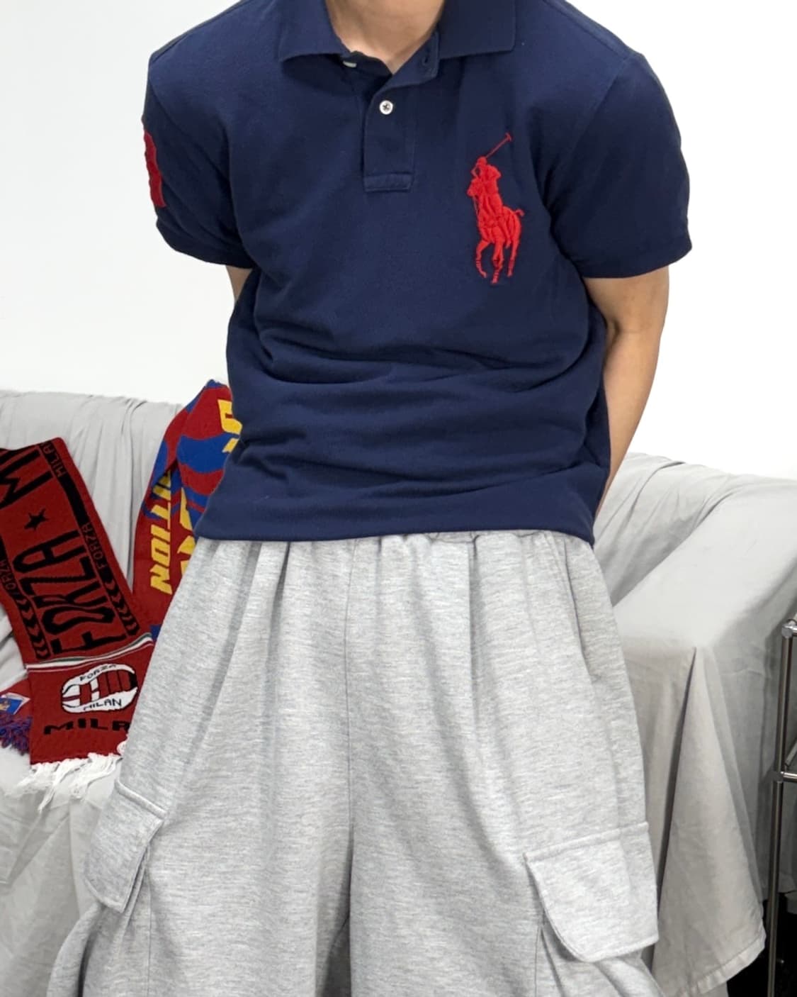 폴로 랄프로렌 네이비 빅포니 pk M 상품이미지2