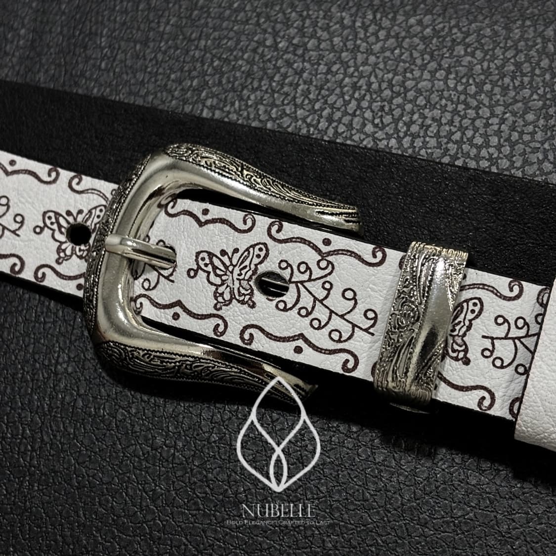 🌗 Ethnic embossed belt / 에스닉 음각 가죽 벨트 상품이미지4