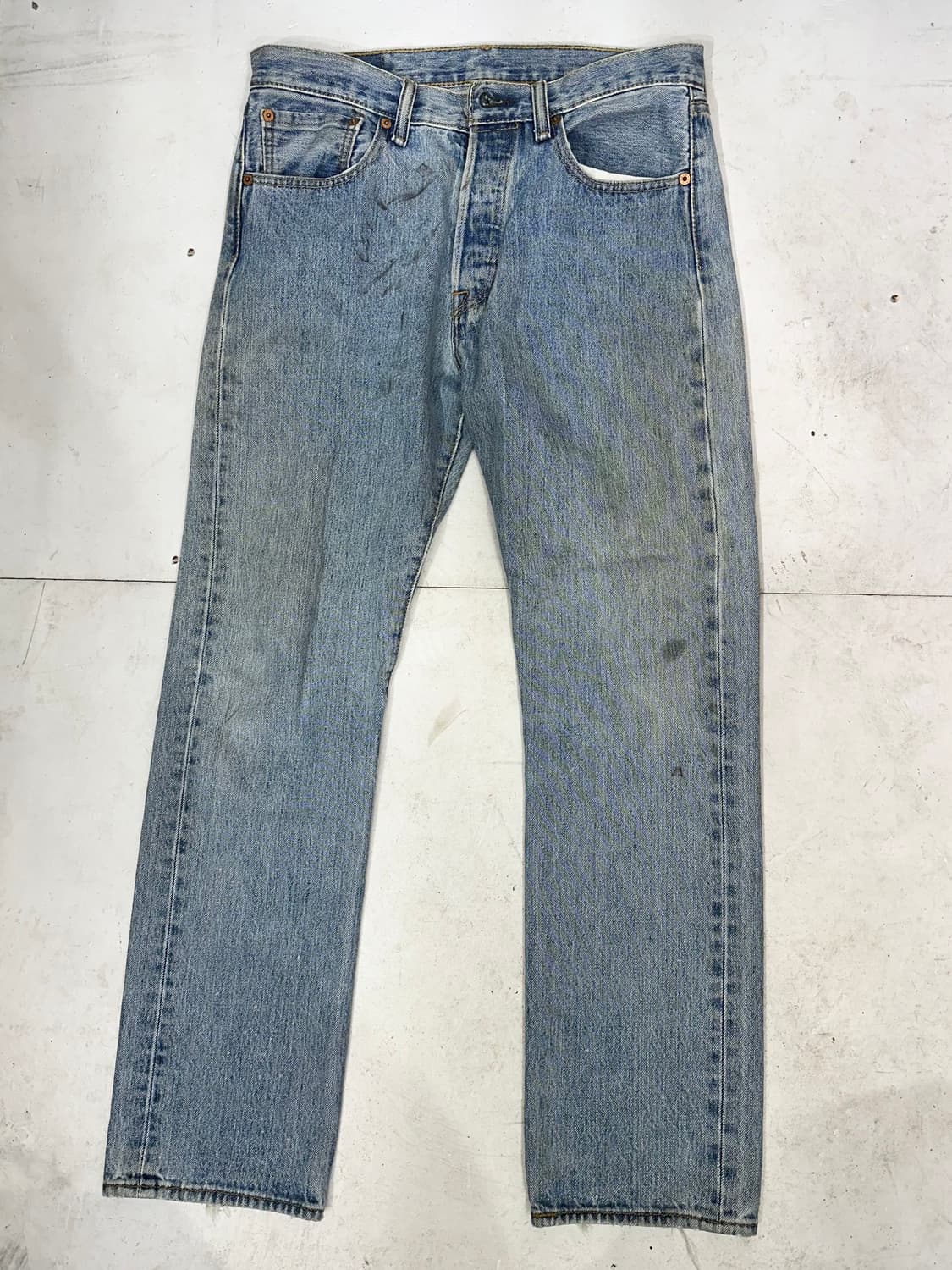 리바이스 501 연청 데님 팬츠 청바지 32 상품이미지4