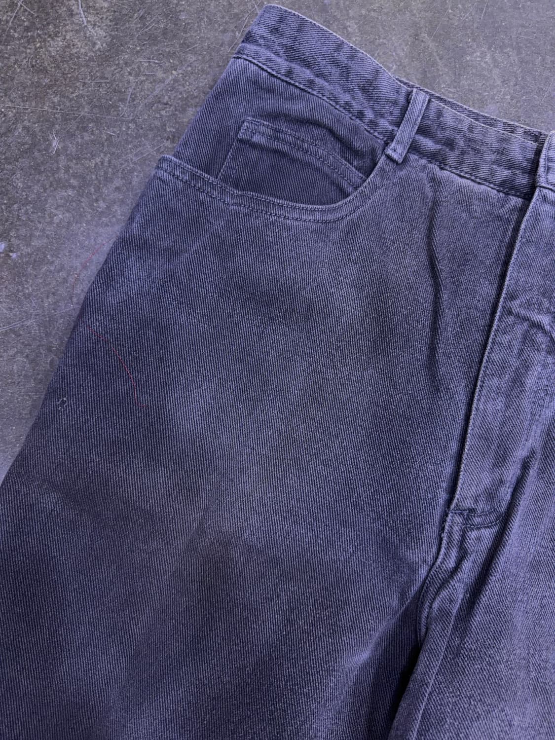 게스 00's 코리아탭 빈티지 그레이 워싱 데님팬츠 30 상품이미지4