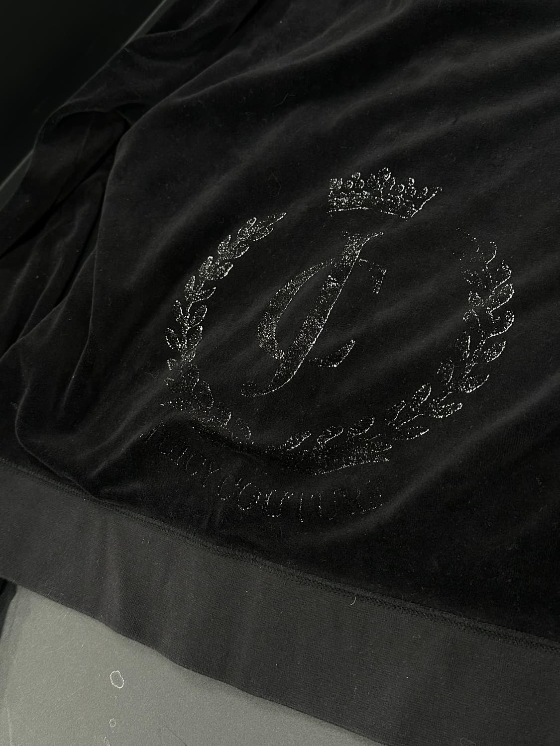  쥬시 꾸뛰르 블랙 벨벳 후드 집업  상품이미지5