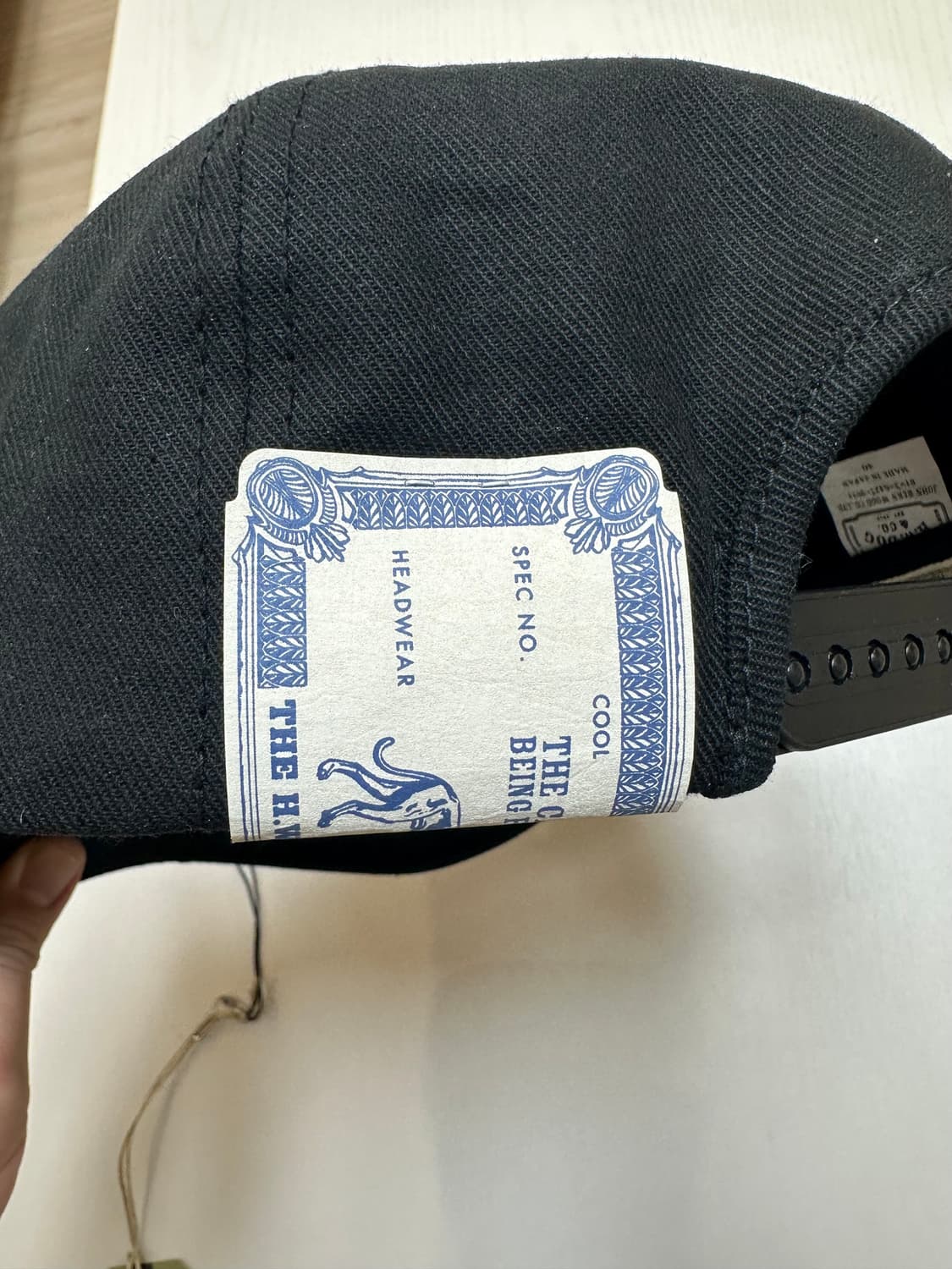 THE H.W.DOG&CO 트러커캡 블랙 40사이즈 도그앤코 상품이미지7