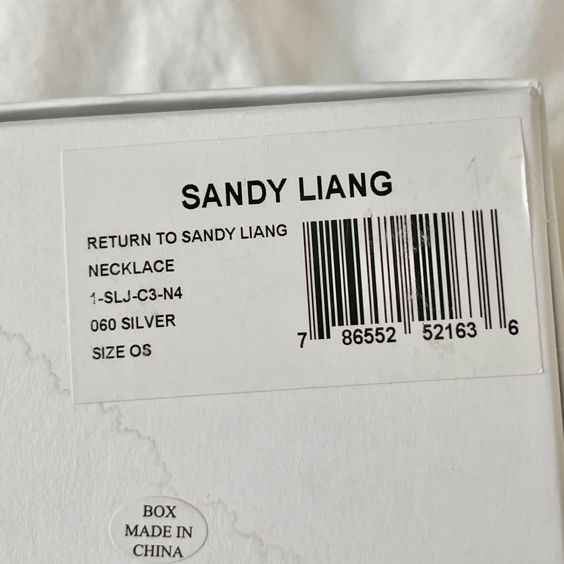 새상품 SANDY LIANG 샌디 리앙 하트 리턴 투 목걸이 상품이미지5
