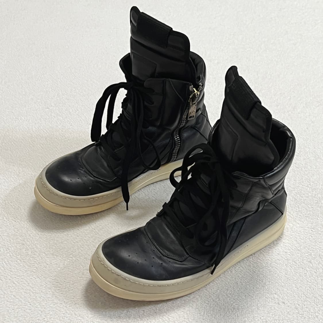 릭오웬스 13FW 지오바스켓 모노크롬 LPO 검검흰 상품이미지1