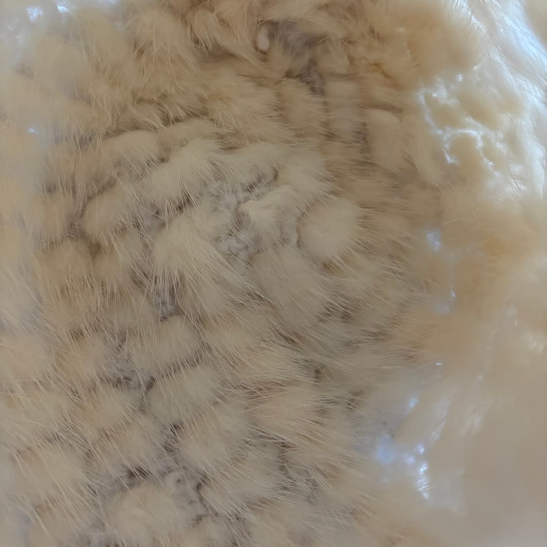 city gee 폭스밍크 방울 비니 모자 상품이미지6