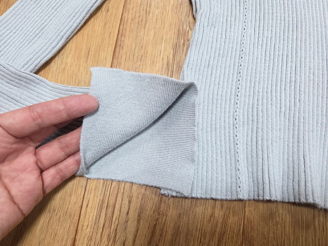 루에브르(LOEUVRE) 크로스 스트랩 니트탑 55 상품이미지9