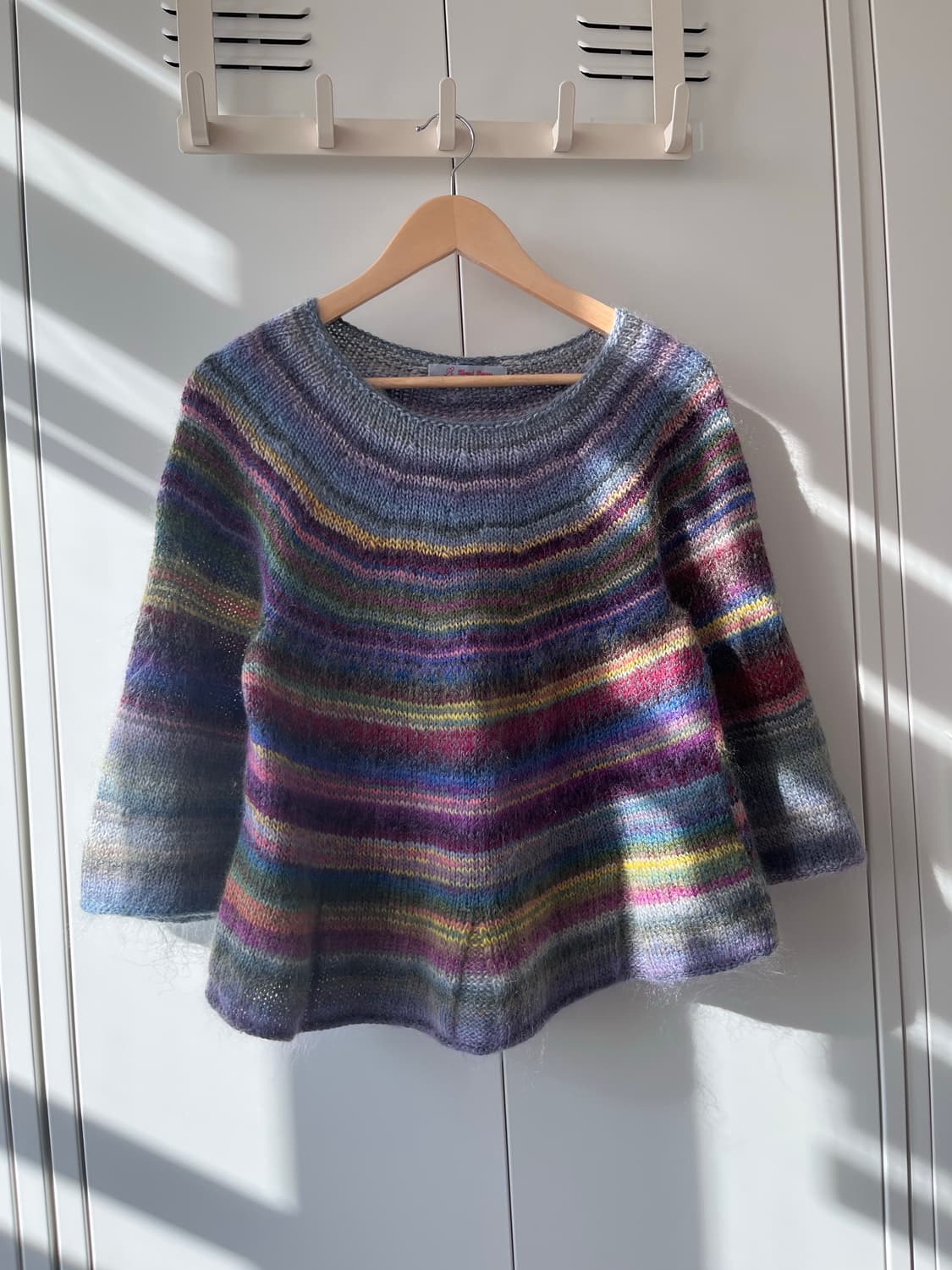 Blond jaery 무지개 플레어 울니트 상품이미지3