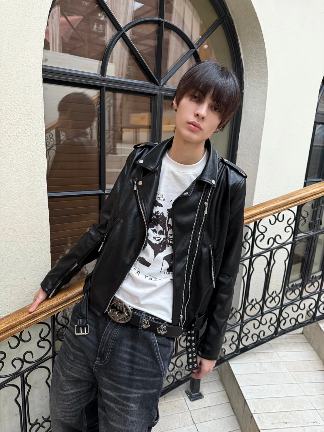 noEmosen 가죽 재킷 상품이미지3