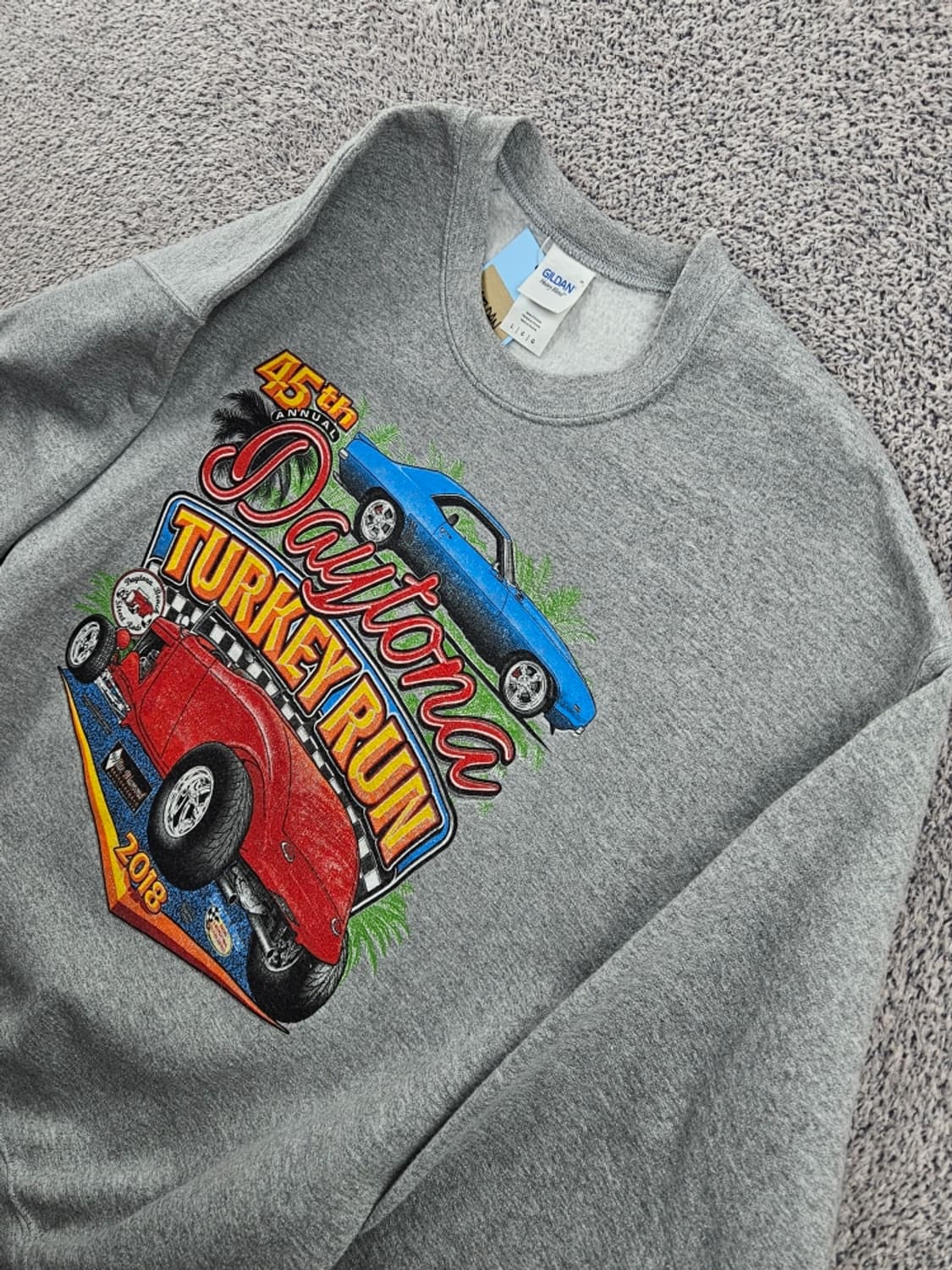 길단 레이싱 데이토나 터키런 맨투맨 스웻 셔츠 ( L ) / 10935 상품이미지10