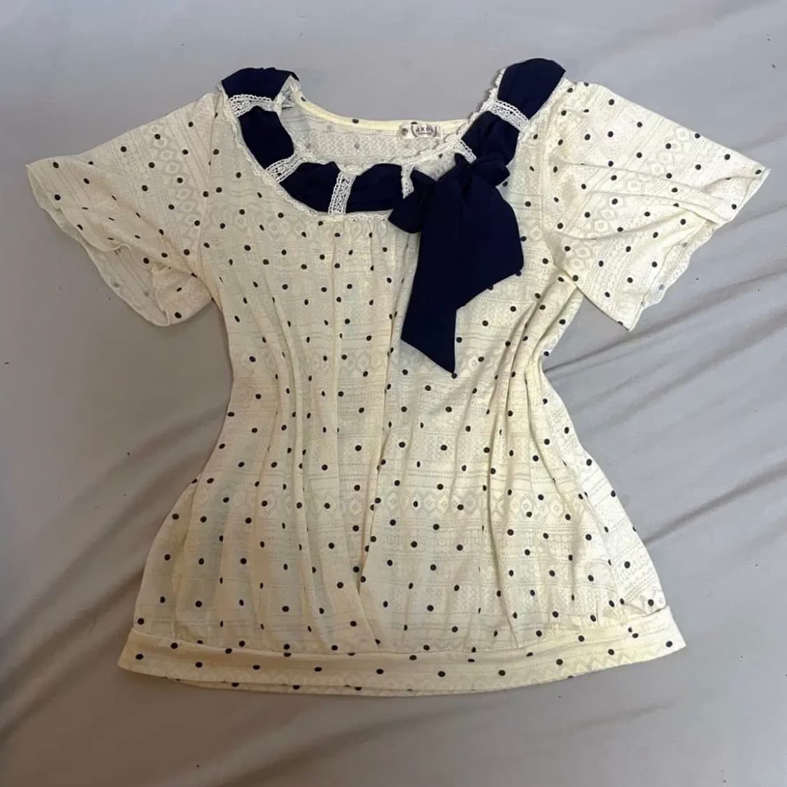 Axes femme 엑시즈팜 반팔 짜잔씨 엑시즈팜 도트 반팔 상품이미지1