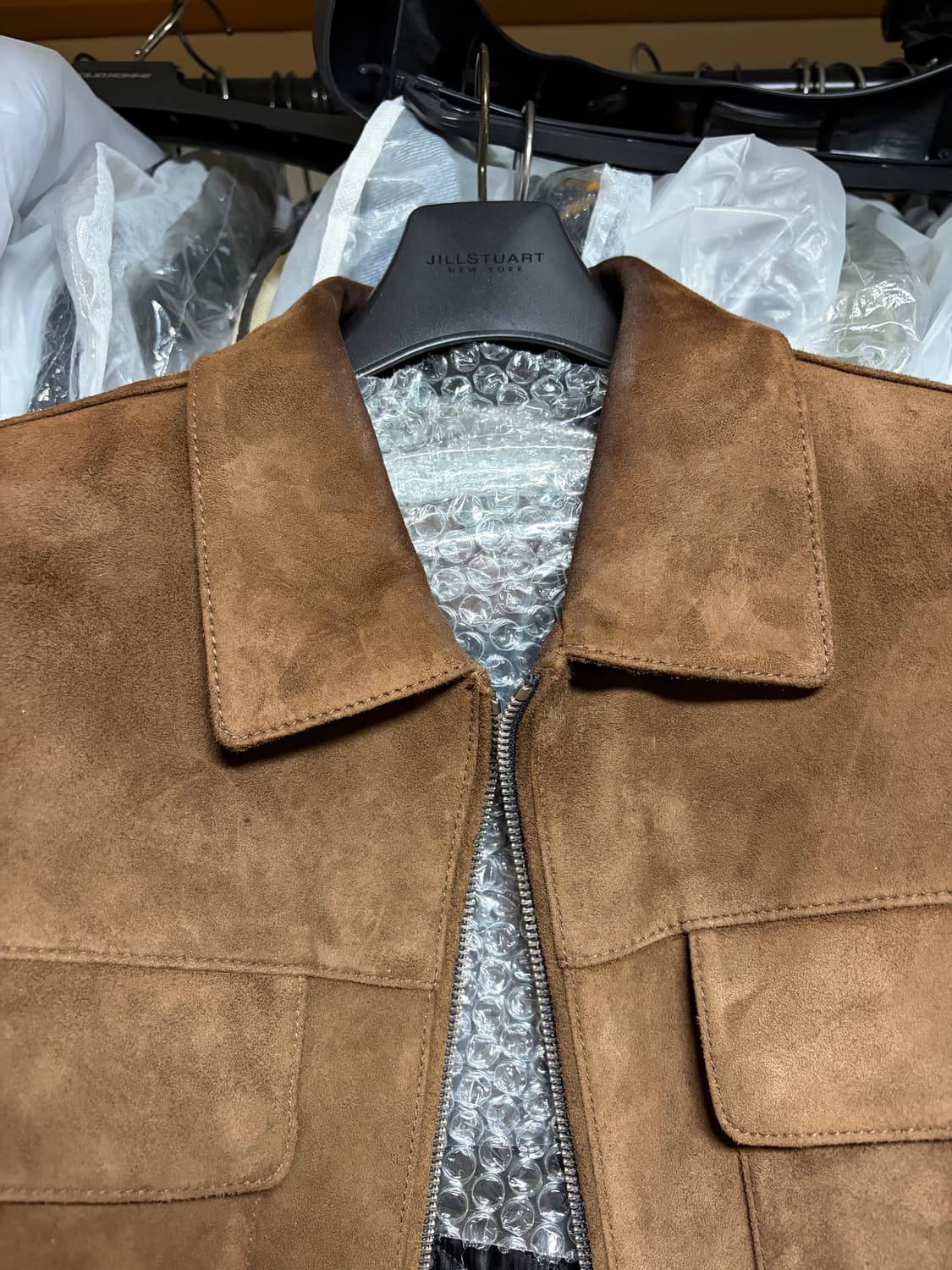 질스튜어뉴욕 스웨이드 가죽자켓 L 상품이미지3