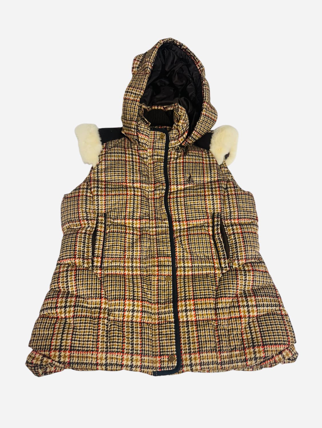 빈폴골프 체크 패딩 베스트 95 / 클래식 겨울 베스트 상품이미지1