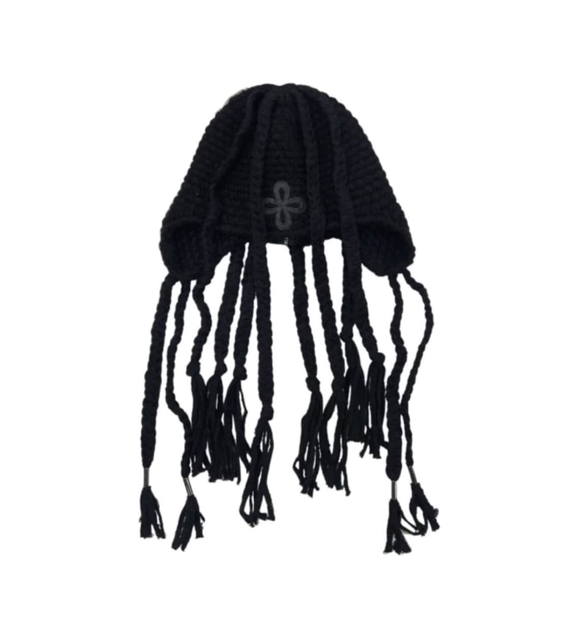Surgery leather patch braids beanie 상품이미지1