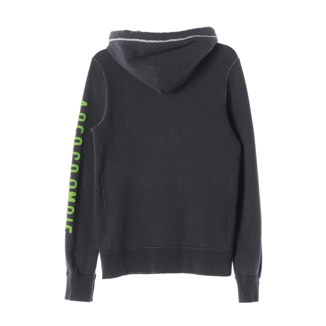 아베크롬비 네온 그린 로고 후드집업 M 상품이미지3