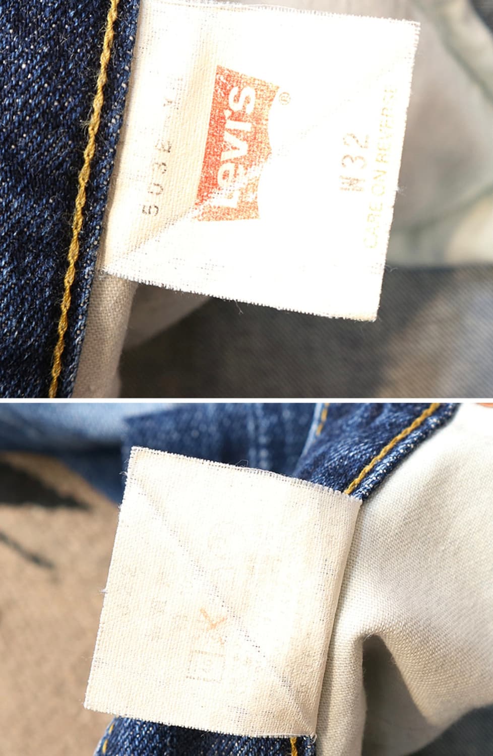 일본판 90s levis 리바이스 LVC 503BXX 빅E 셀비지 데님  상품이미지10