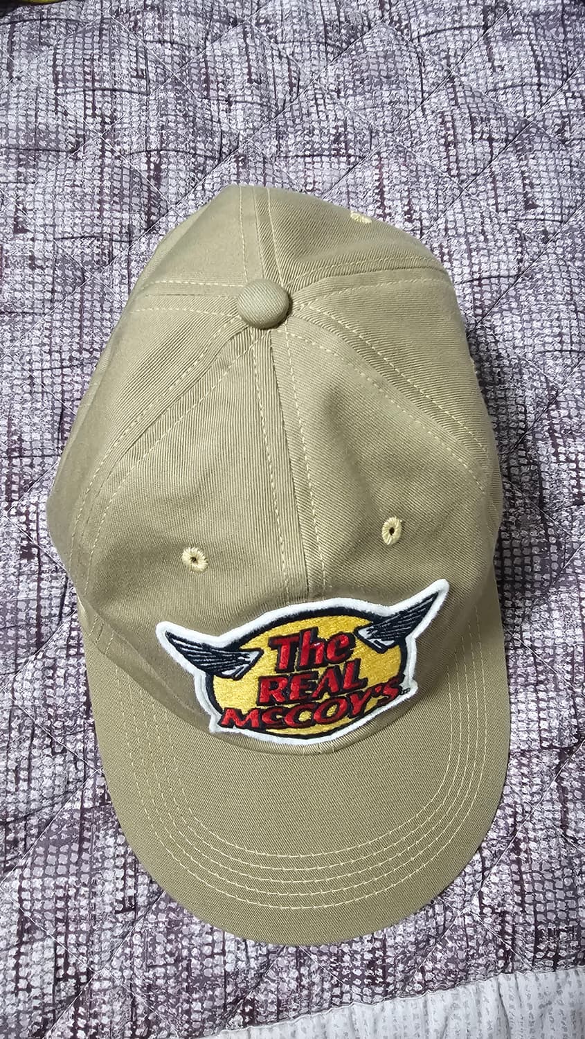 리얼맥코이 로고 볼캡 카키 판매 상품이미지1