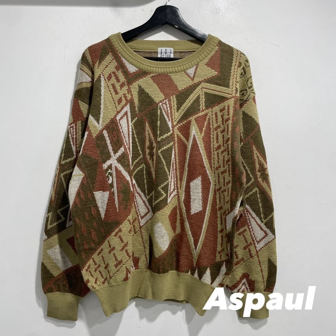 아스폴 에스닉 니트 상품이미지1