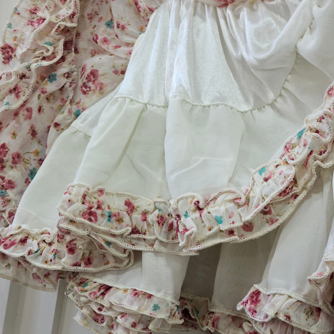 플라워 캉캉 프릴 스커트 상품이미지6