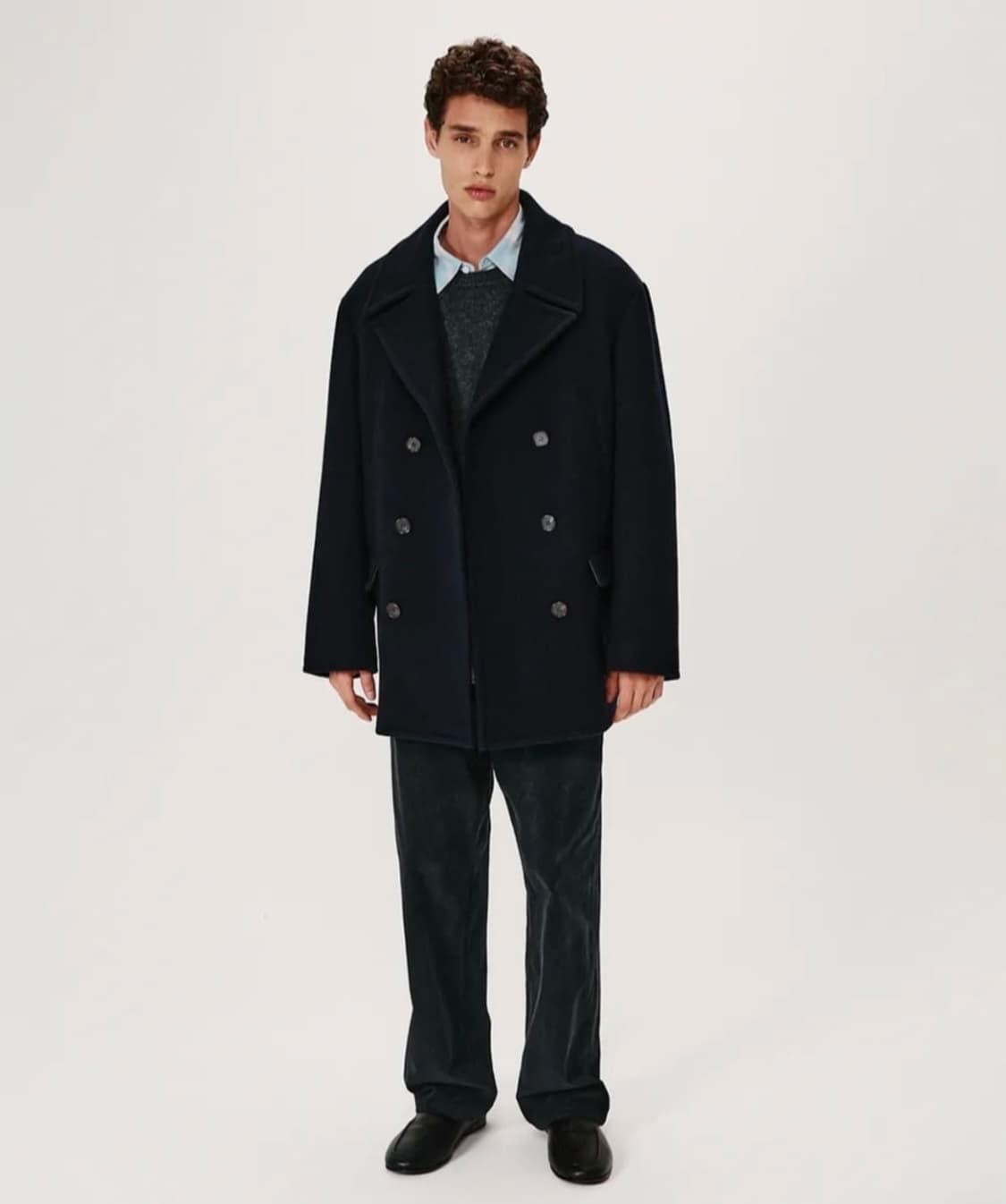 25fw 셔터 피코트  L 판매 상품이미지1