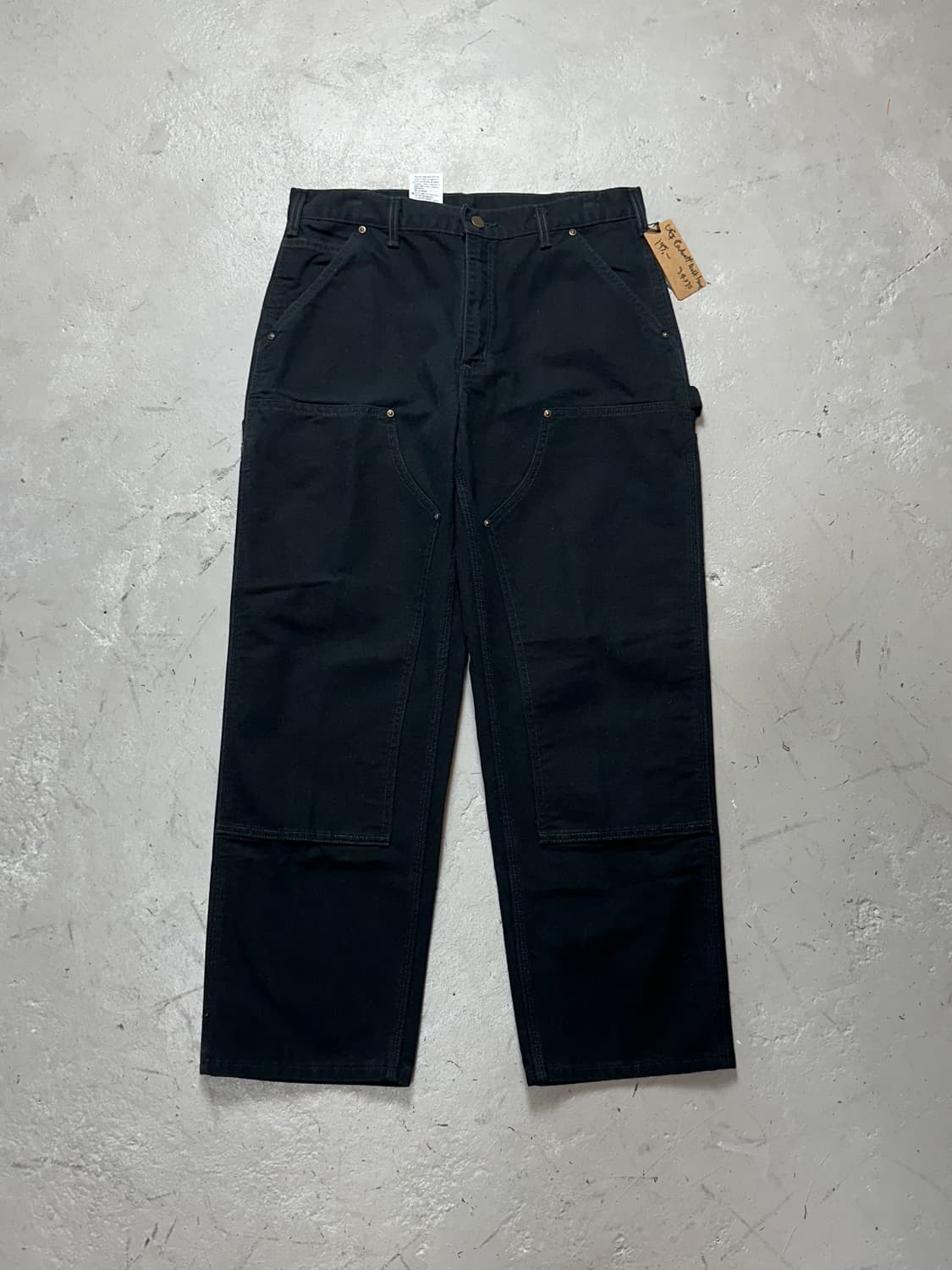 OG 칼하트 B136 더블니 블랙 칼하트 썩블니 카펜터 상품이미지1