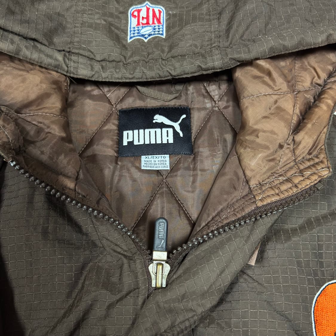 바배) 푸마 클리블랜드 브라운스 NFL 풋볼 패딩 자켓 상품이미지4