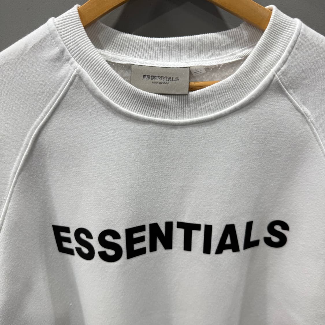 L 피어오브갓 에센셜 기모 맨투맨 티셔츠 상품이미지3