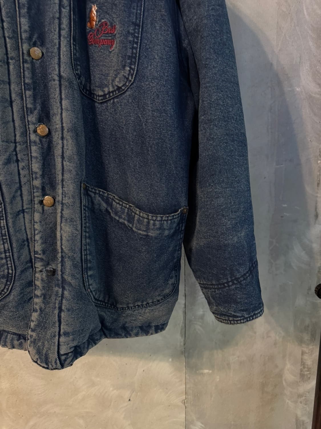 베스트 컴퍼니 데님 워크 자켓 100~105 상품이미지10