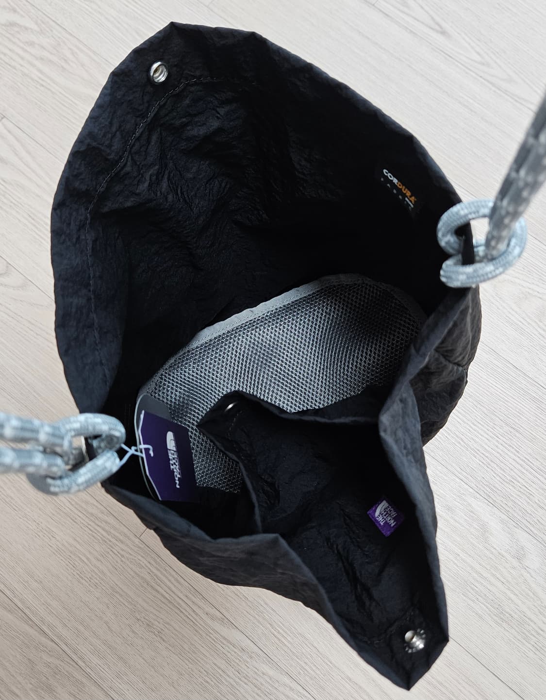 노스페이스 퍼플라벨 라운지 백 블랙 The Northface 상품이미지7
