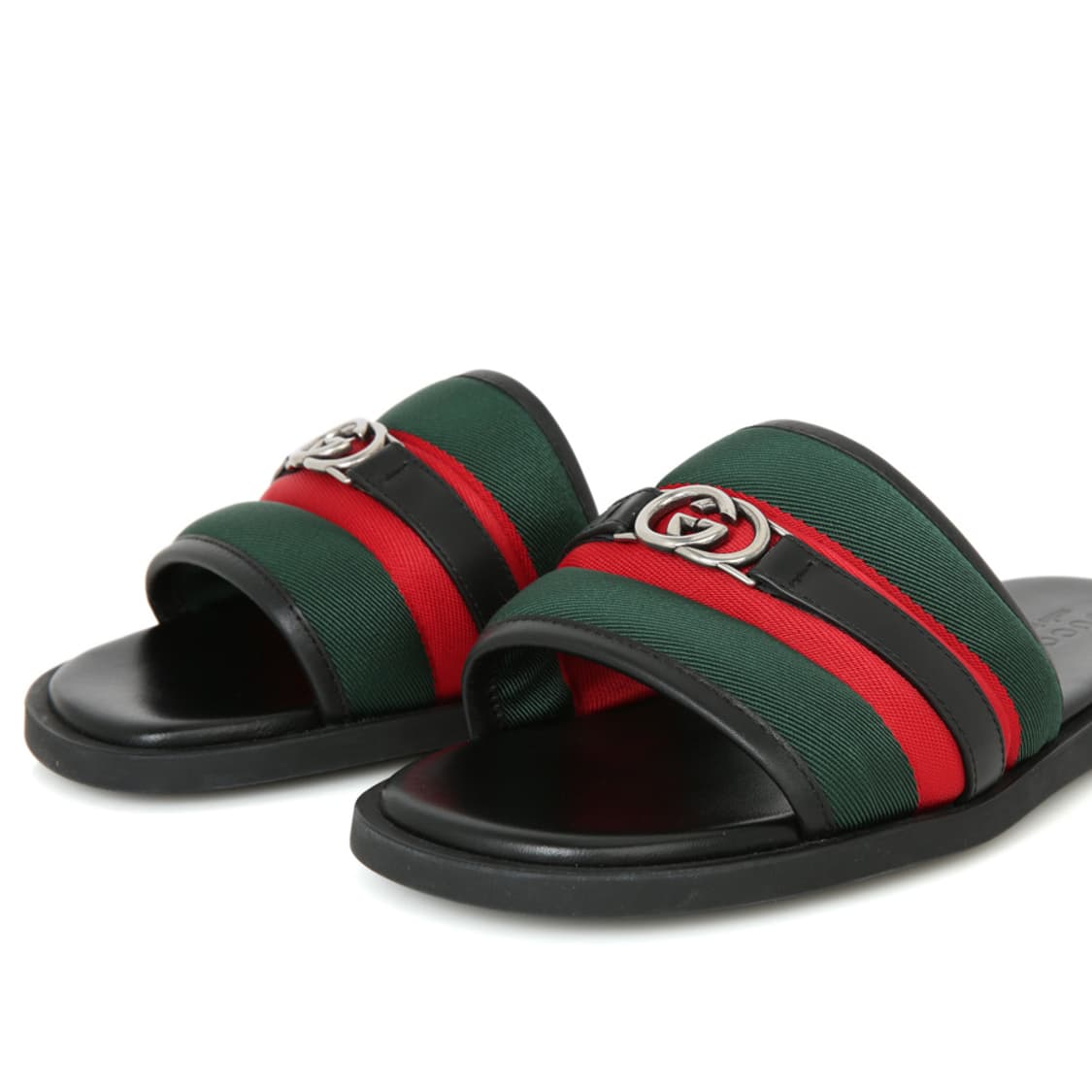 구찌 삼선 슬리퍼 인터로킹 G 슬라이드 샌들 835091 상품이미지3