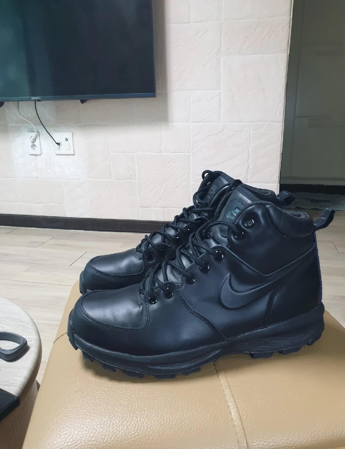 나이키 마노아 레더 블랙 상품이미지1