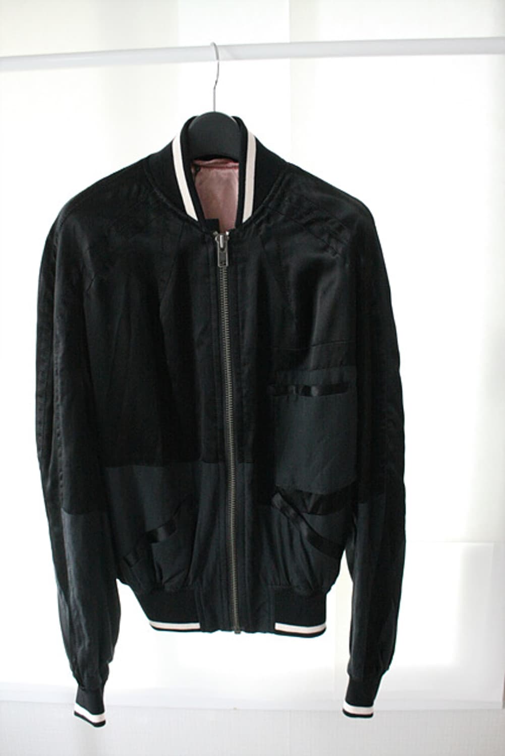 Haider ackermann 하이더아커만 블랙 봄버 블루종 새제품 상품이미지1