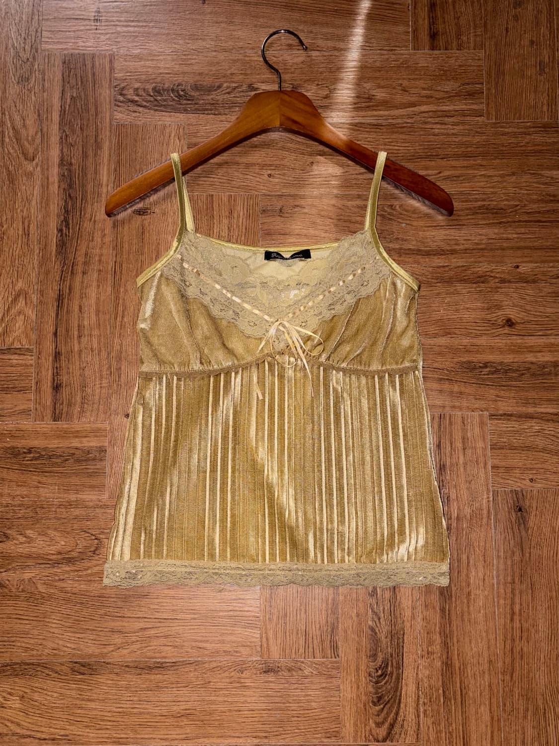 일본빈티지 벨벳 레이스 슬리브리스 상품이미지3