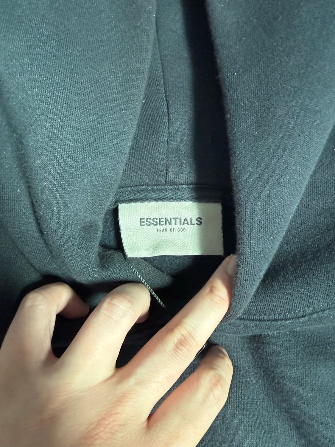 피어오브갓 에센셜 후드 센스 익스클루시브 다크 네이비 L 상품이미지3