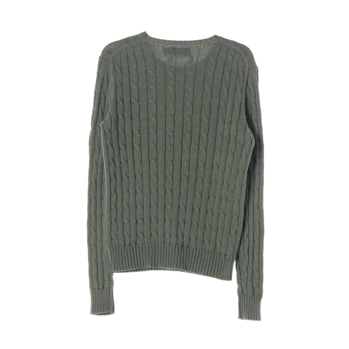 폴로 랄프로렌 케이블 꽈배기 니트 올리브 카키 M 상품이미지2