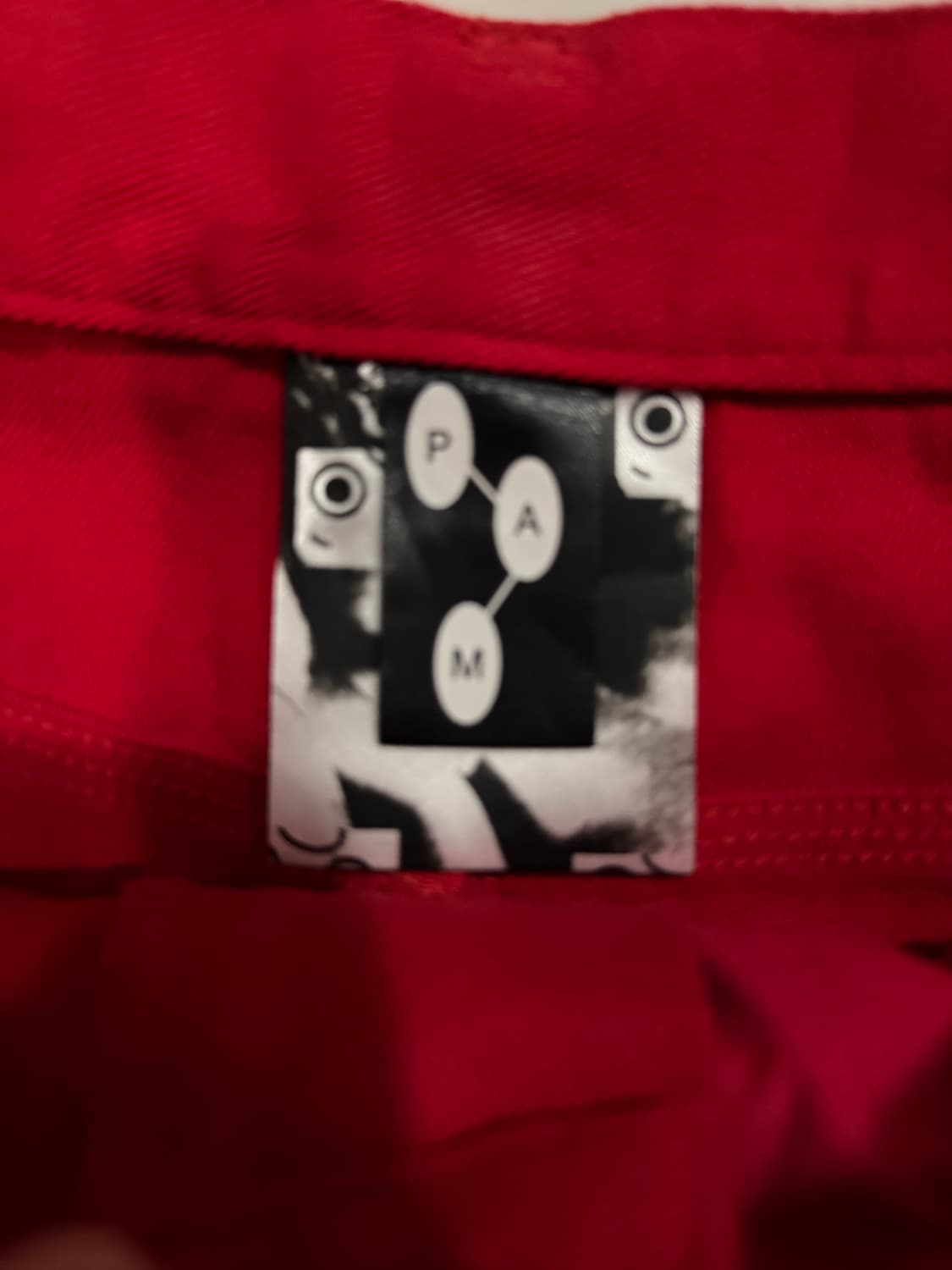 P.A.M. (Perks and Mini) 빨간색 데님 팬츠 상품이미지4