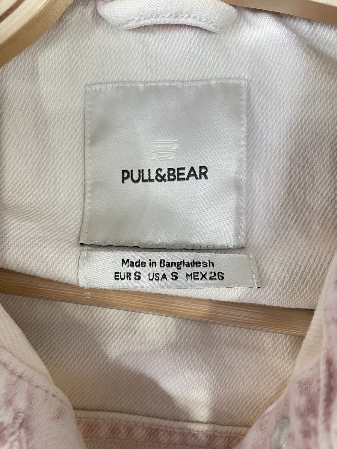 풀앤베어(PULL&BEAR) 타이다이 데님 자켓 상품이미지7
