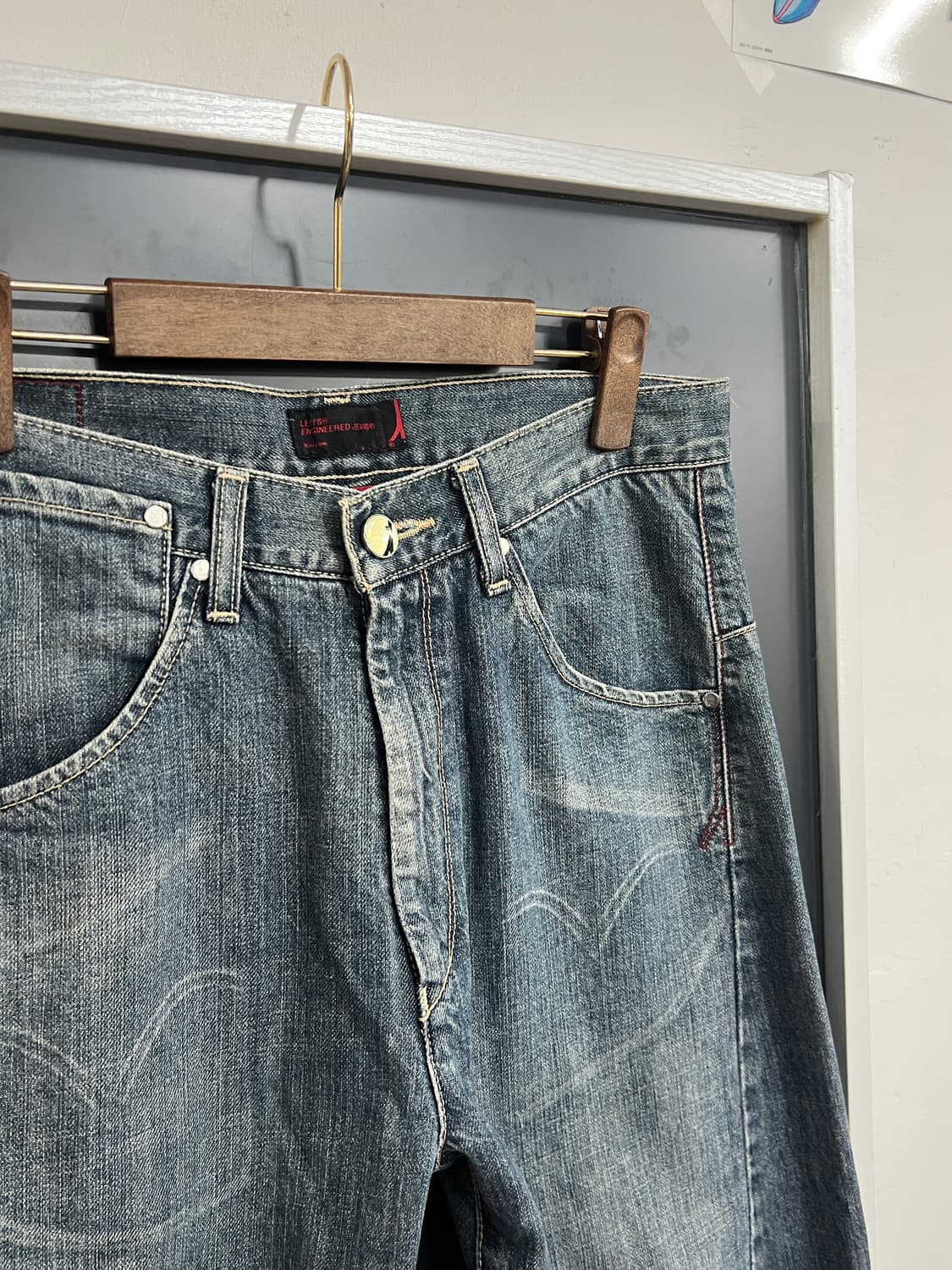 Levis 리바이스 엔지니어드 진스 나팔핏 부츠컷 데님 팬츠 상품이미지2