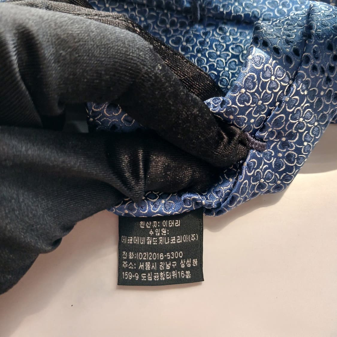 에르메네질도 제냐 실크 블루 넥타이 8.6cm A~B등급 A18155
 상품이미지9