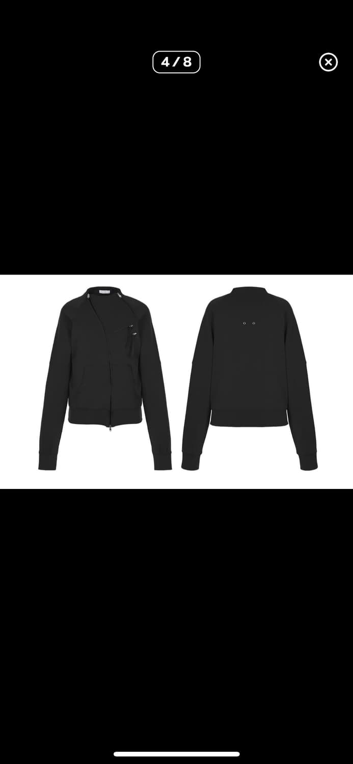 나체 zip detail track jesey black 상품이미지4