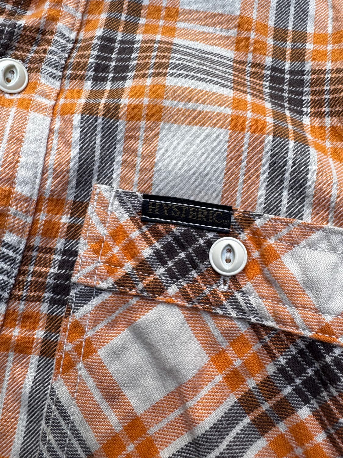 히스테릭글래머 체크패턴 셔츠  상품이미지4